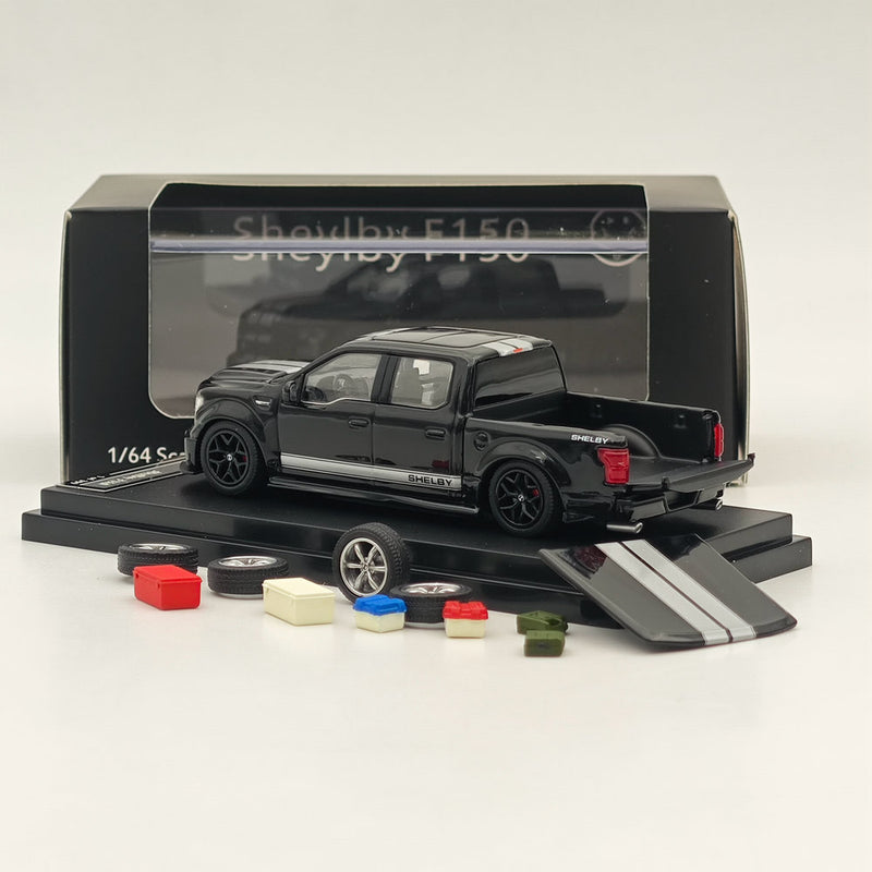 Funny Model 1/64 Scale Ford SHELBY F-150 Shelby Super Snake Pickup Diecast Black