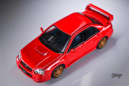 Furuya 1:64 SUBRARU Impreza WRX STi GD/GG Diecast Toys Car Collection Gifts Limited Edition