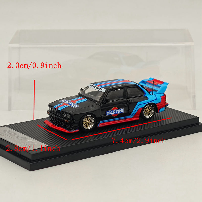 1/64 Street Weapon SW BMW LTO E30 M3 Martini Black Diecast Model Car Collection