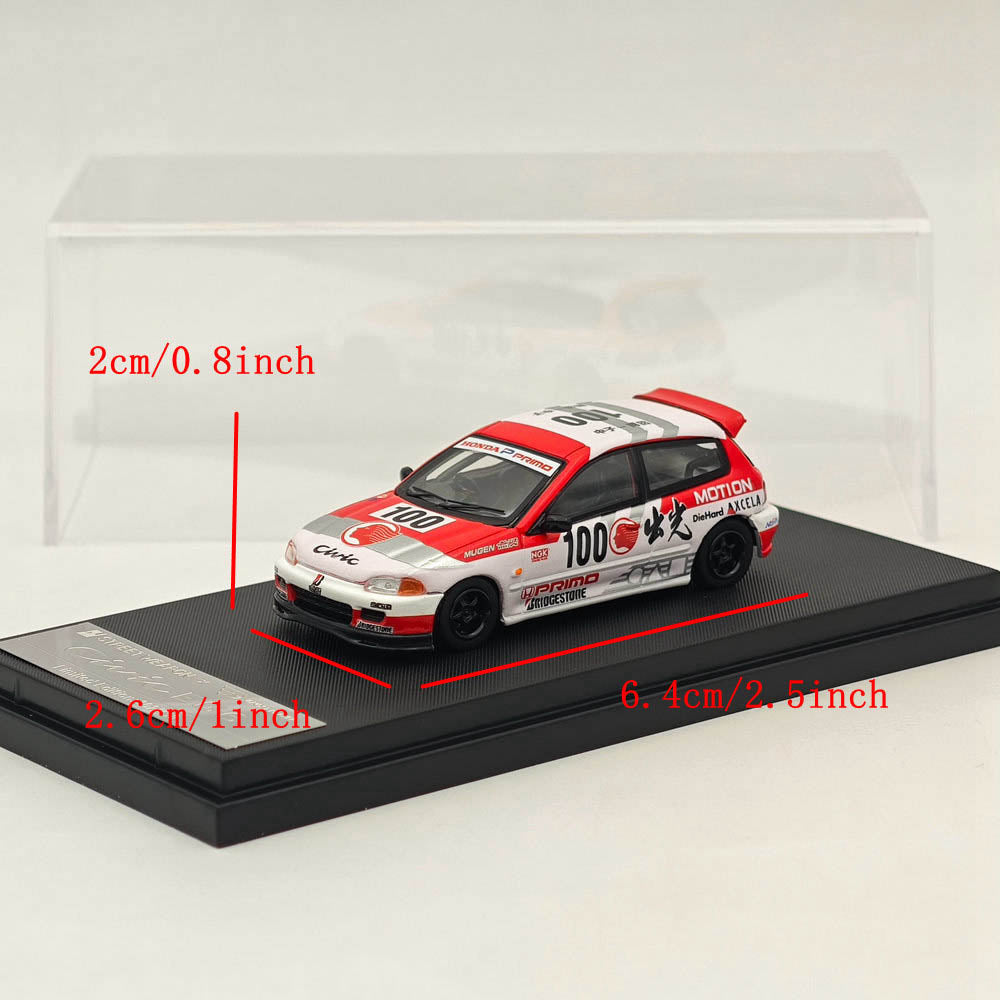 Modèle moulé sous pression 1/64 Street Weapon Honda Civic EG6 revêtement idemitsu Ltd 499 #100 