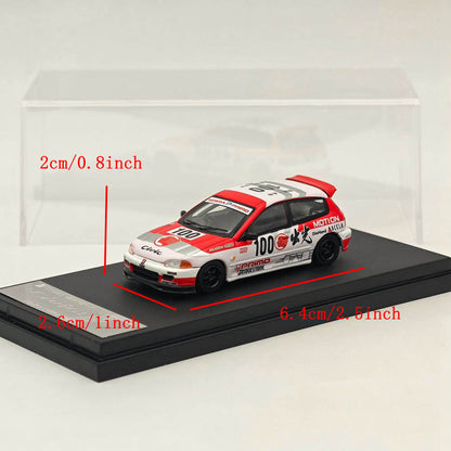 Modèle moulé sous pression 1/64 Street Weapon Honda Civic EG6 revêtement idemitsu Ltd 499 #100 