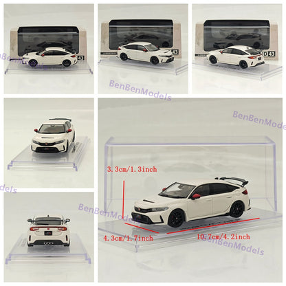 1/43 Hobby Japan HJD43 CIVIC TYPE R (FL5) RACING BLACK Package Genuine Option