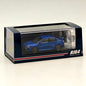 Hobby Japan 1/64 Mitsubishi Lancer Evolution X Final Edition w/Engine Display Model Lightning Blue Mica HJ642053ABL Diecast Model Car Limited Collection