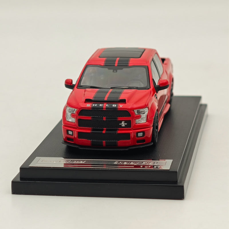 Funny Model 1/64 Scale Ford SHELBY F-150 Shelby Super Snake Pickup Diecast Red