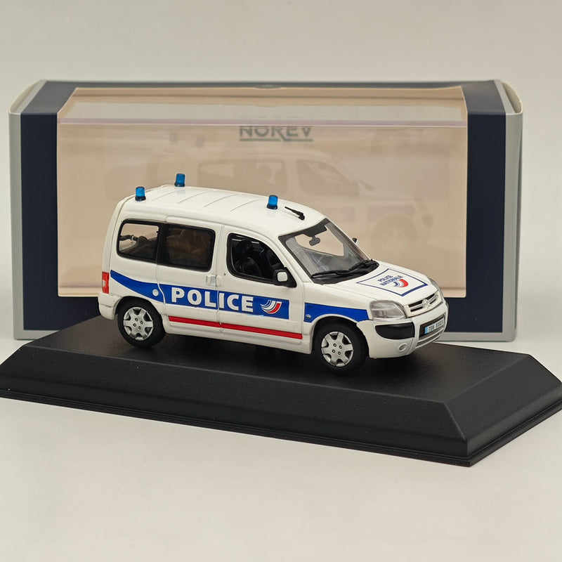 1/43 Norev CITROEN BERLINGO 2004 Police fluviale Paris Diecast Model Cars White