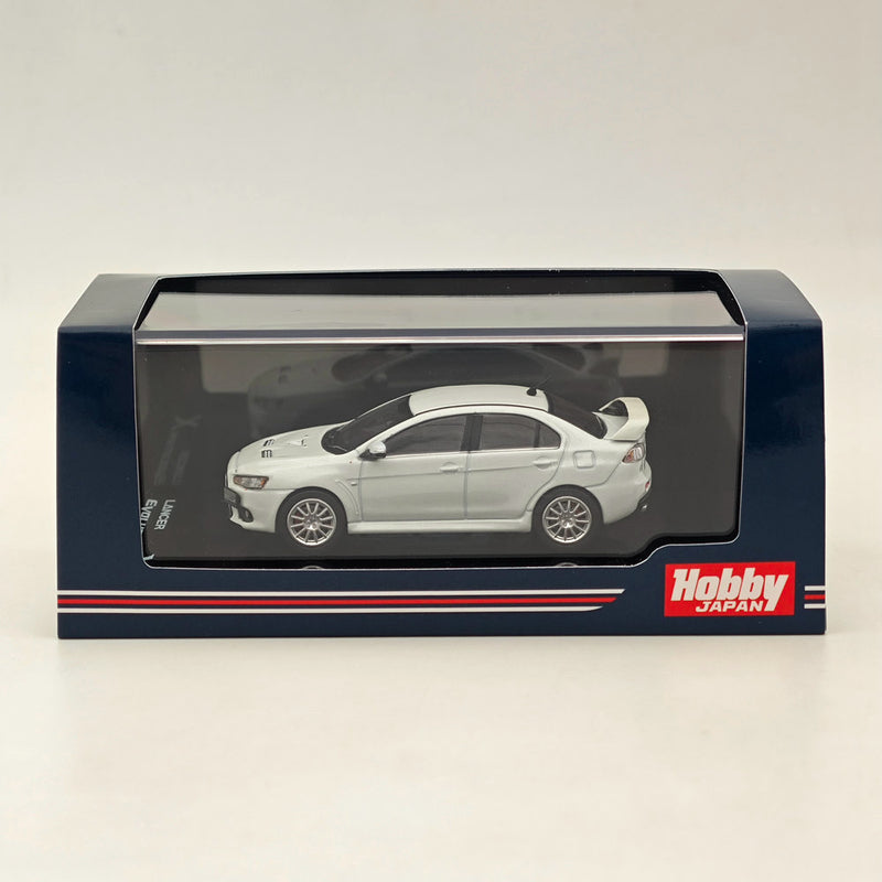 Hobby Japan 1/64 Mitsubishi Lancer Evolution X White Pearl HJ641053AWP Diecast Model Car Limited Collection