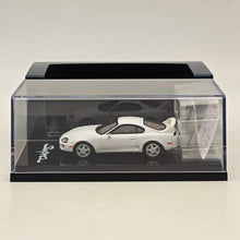 Hobby Japan 1/64 Toyota SUPRA RZ JZA80 avec pièces de spoiler actif Blanc HJ642042W Modèles moulés sous pression Collection de voitures 