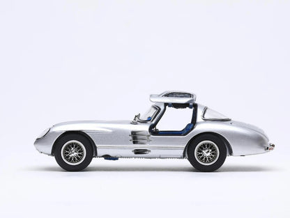 YS Model YS 1:64 300SLR Uhlenhaut Silver Diecast Model Car Limited Edition Collectible