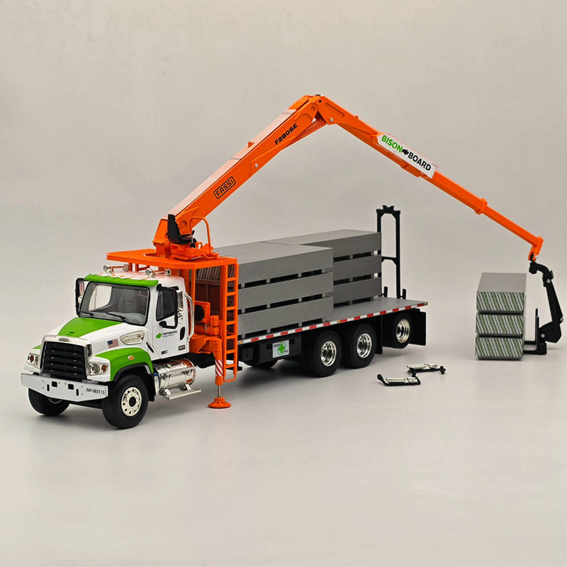 FIRST 1:34 Freightiner M2-114SD Fassi Boom Material Handler with Drywall Stacks