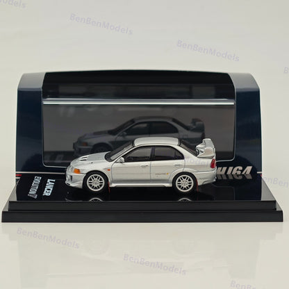Hobby Japan 1/64 Mitsubishi Lancer GSR Evolution V (CP9A)1998 Silver HJ642032AS