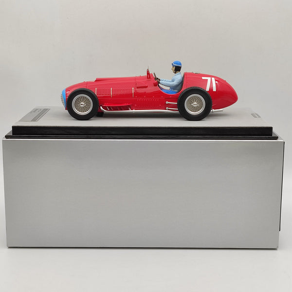1/18 Tecnomodel Mythos Series Ferrari 375 F1 CAR #71 Winner Nurburgring GP 1951 Driver A.Ascari Ltd 80 PCS TMD18-63D Red Resin Model Cars Limited Collection