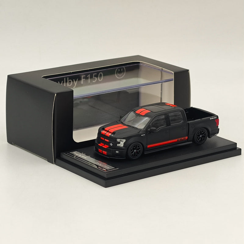 1:64 Funny Model Black SHELBY F150 Shelby Super Snake Pickup Diecast Models Car