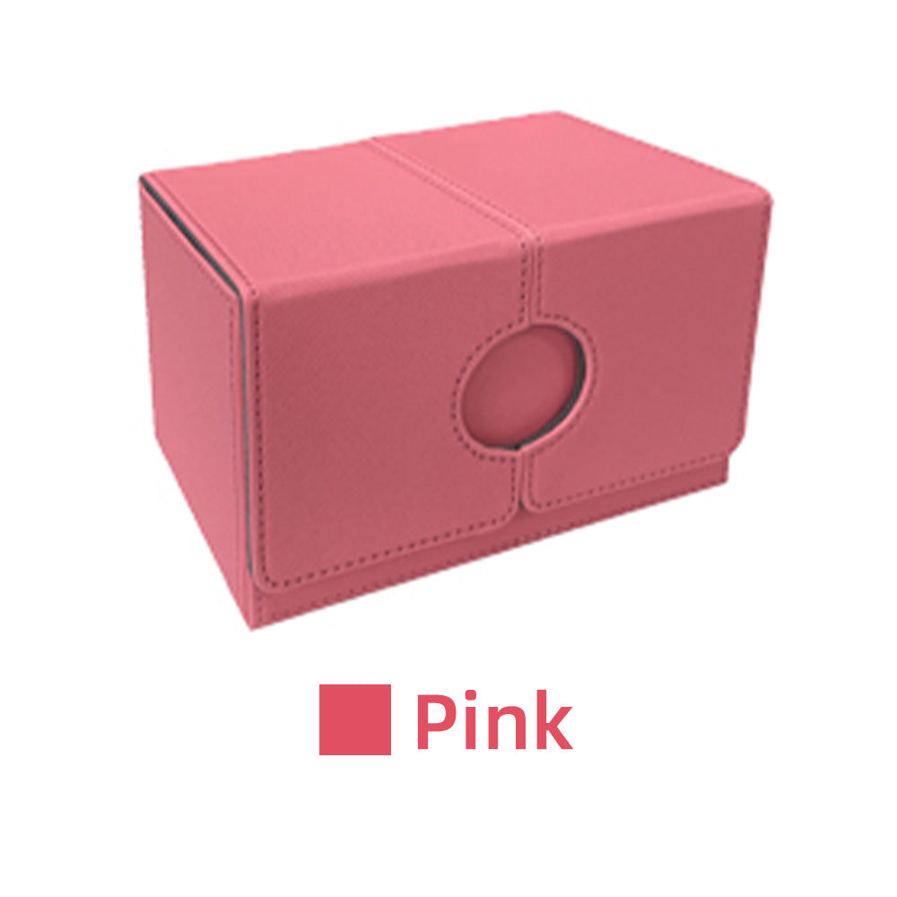 Card Storage Box with Double Sleeves 160+ Yu-Gi-Oh POKEMON PTCG TCG CCG Card Box