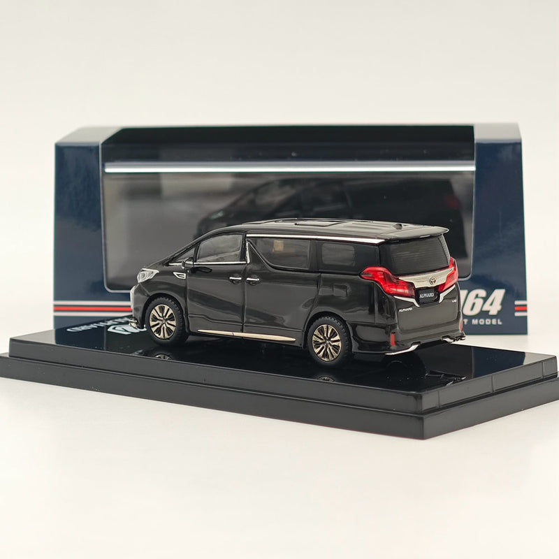 1/64 Hobby Japan Toyota ALPHARD Customized Ver. with Sunroof Black Diecast Model