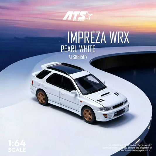 Pre-order ATS 1:64 Impreza WRX STI GC Wagon Sport Model Diecast Metal Car Limited Collection