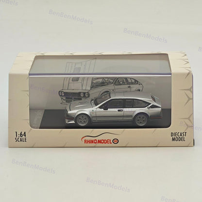 RM 1/64 Alfa Romeo GTV6 Gold/Silver Diecast Toys Car Models Collection Gifts