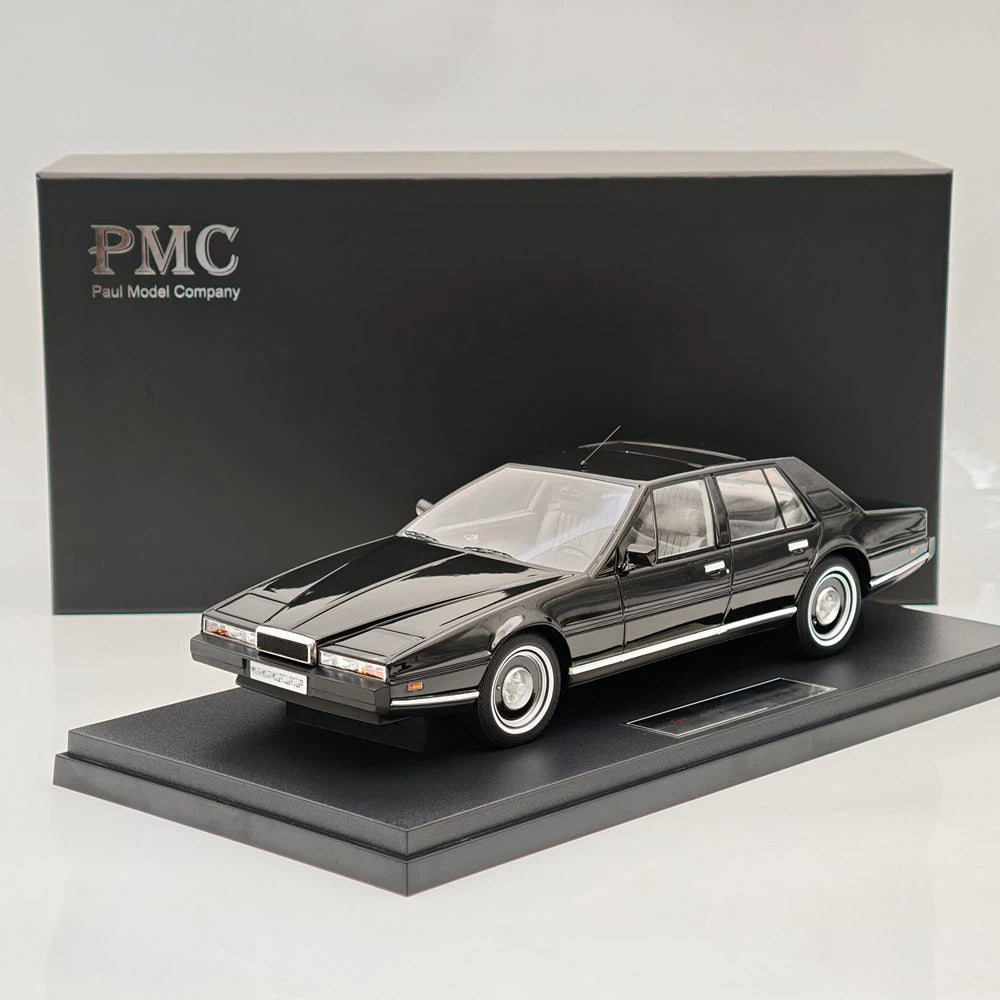 PMC 1:18 Lagonda 1986 Black Four Door Luxury Sedan Resin Model Car Limited Edition
