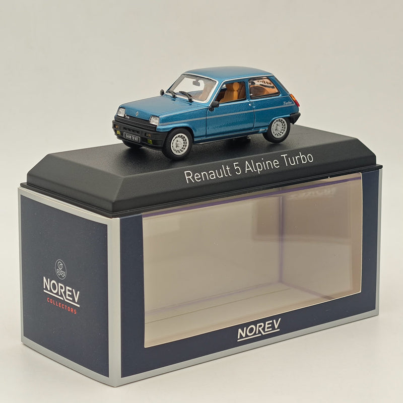 1/43 Norev Renault 5 Alpine Turbo 1983 Diecast Model Cars Collection Blue