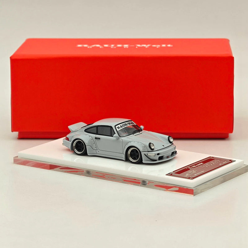 1/64 SH Porsche 964 RWB RAUH-Welt BEGRIFF Cement Gray Resin Diecast Models Car