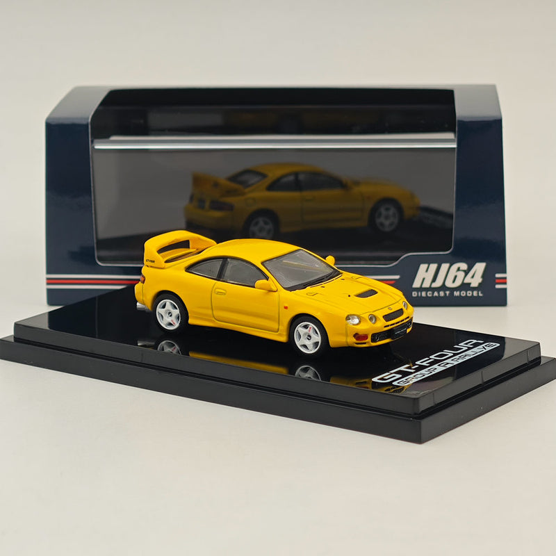 1/64 Hobby Japan Toyota CELICA GT-FOUR ST205 JDM STYLE Yellow HJ642064AY Diecast