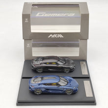 HKM 1:64 Koenigsegg Gemera Double Door Hybrid Supercar Carbon Diecast Toys High-End Simulation Model Car Gifts