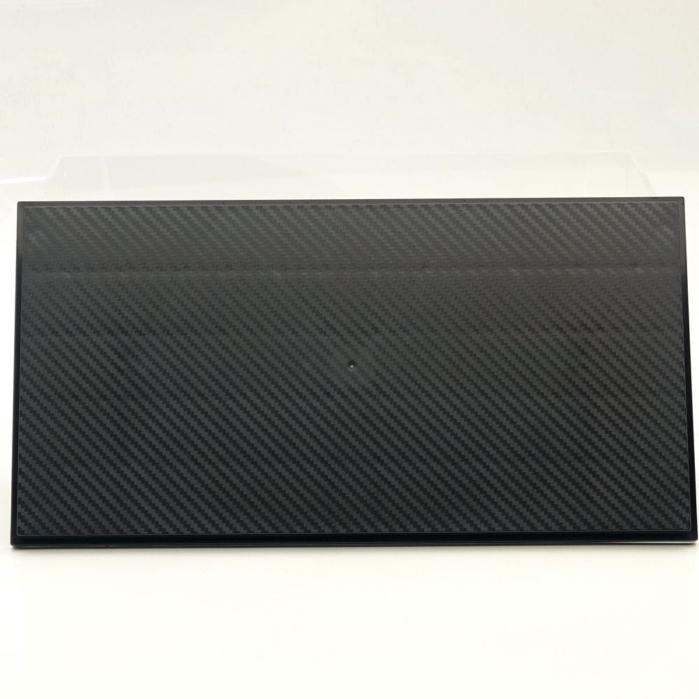 1:18 Diecast Model Display Box Acrylic Protector Dustproof Carbon Fiber Base
