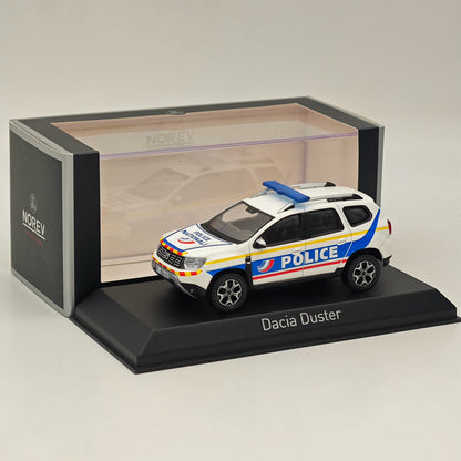 1/43 Norev Dacia Duster 2021 Police Nationale Guadeloupe modèle de voiture moulé sous pression blanc 