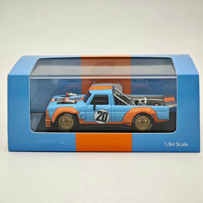 STREET WARRIOR 1:64 F-150 Performance Hoonitruck 1977 Gulf #20 Diecast Model Car Limited Collection