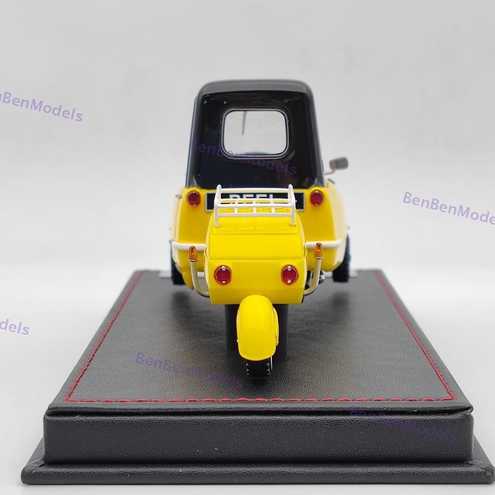 Super Unit Model 1/18 PEEL P50 w/Pav Trailer 1964 Resin Car Limited Yellow
