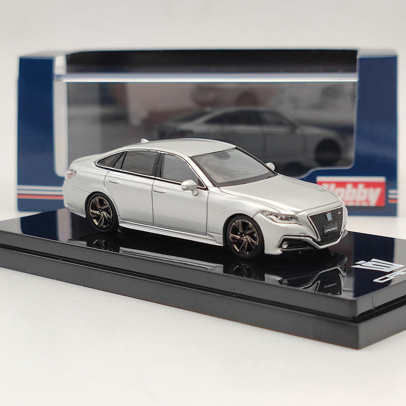 1/64 Hobby Japan Toyota CROWN HYBRID 2.5 RS Limited Silver HJ642009HS Diecast Toys Car Gift