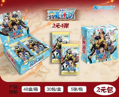 2024 Toei One Piece Trading Card 30 Pack Deluxe Booster Box Anime TCG OP-AB02