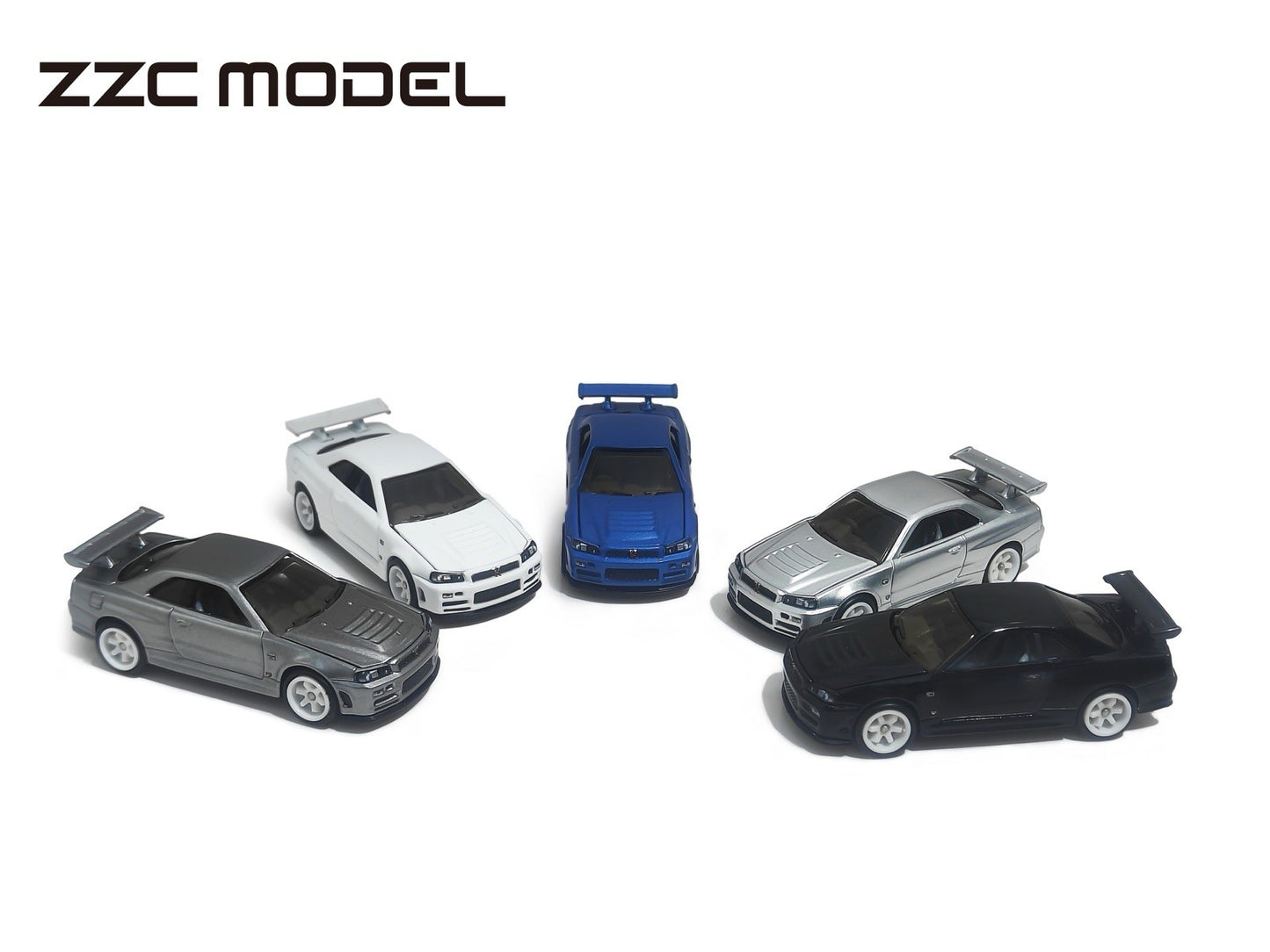 Pre-Sale ZZC 1/64 Nissan GTR R34 Full Alloy Die - cast Toys Car Models - Collectible Gifts