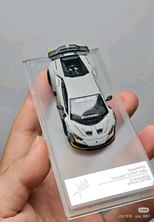 1/64 KINGMODEL GT Show Huracan Sto Wide Body Grey Diecast Toys Car Model Air Force Livery