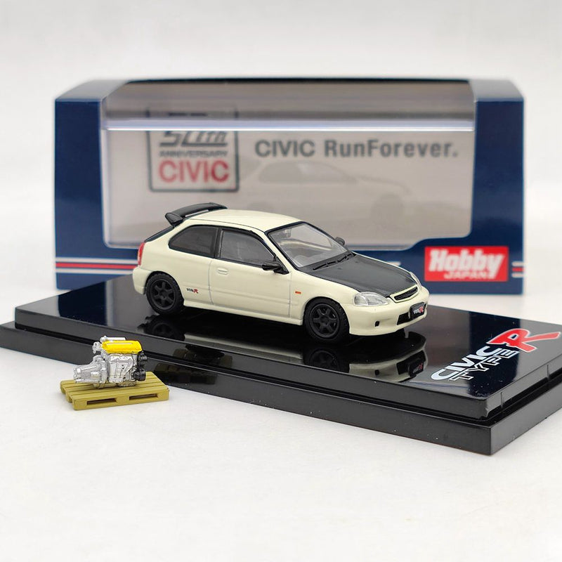 Hobby Japan 1/64 Honda Civic TYPE R (EK9) With Engine Display Model HJ642016EW