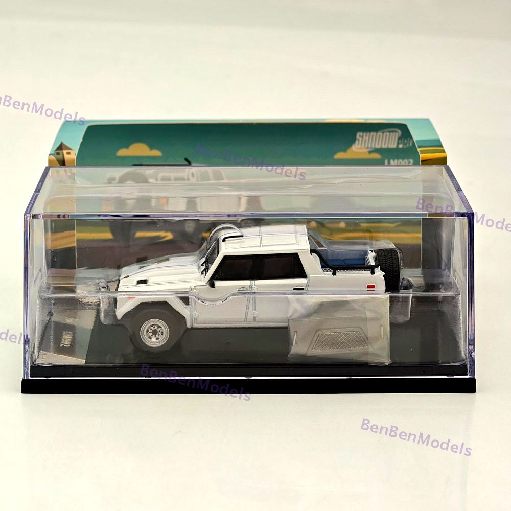 1:64 Shadow Pro LM002 SUV LHD Pearl White Diecast Metal Car Limited