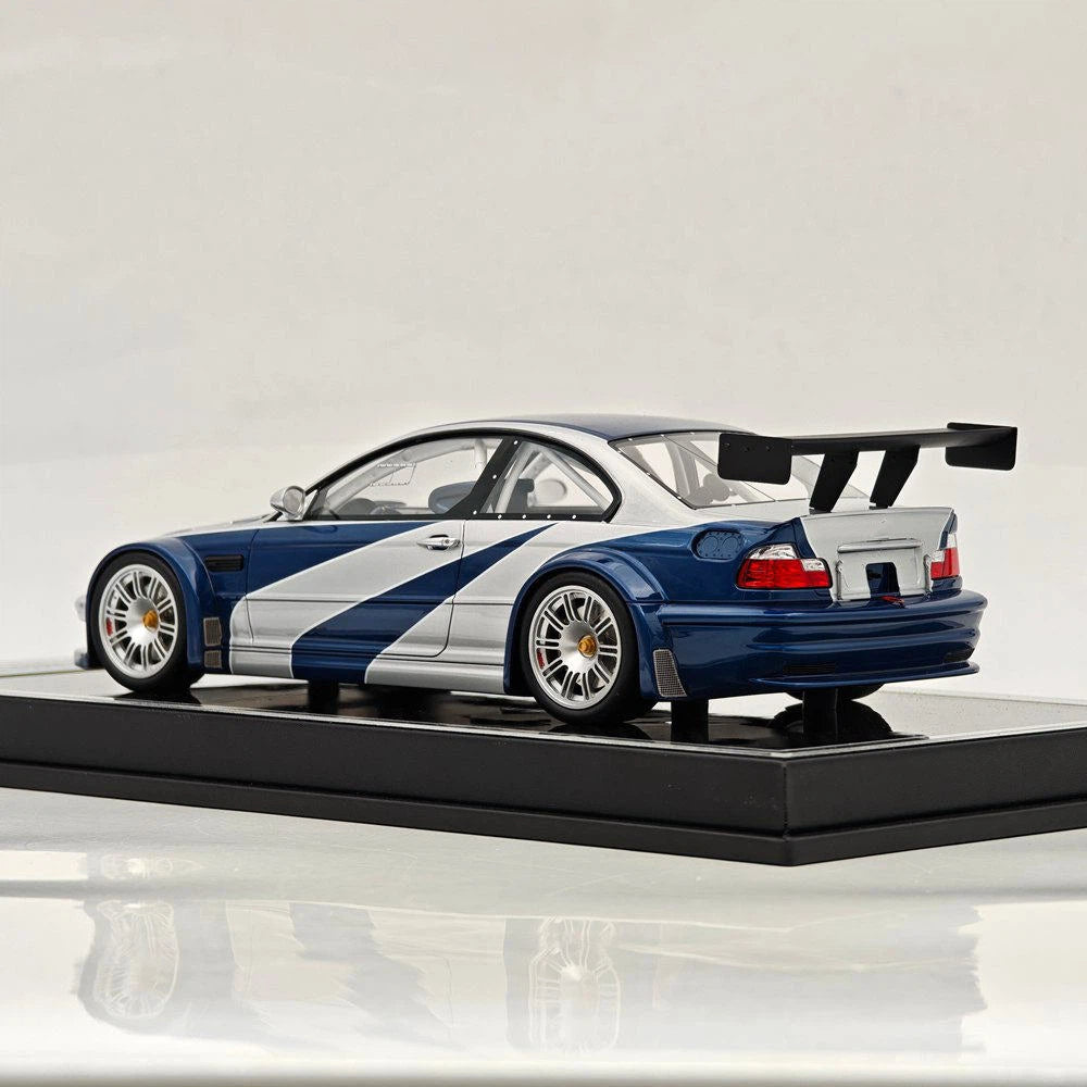 Prévente SW 1:18 M3 GTR E46 Need For Speed Édition Limitée Maquette de Voiture en Résine Cadeaux de Collection