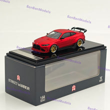 1:64 SW BMW M4 G82 Sports Model Limited 499 Red Diecast Model Car Miniature