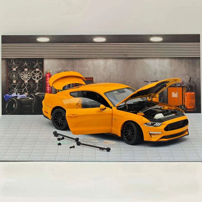 DM 1/18 GT 2019 Orange Fury LHD with Widebodykit Pack Diecast Model Car