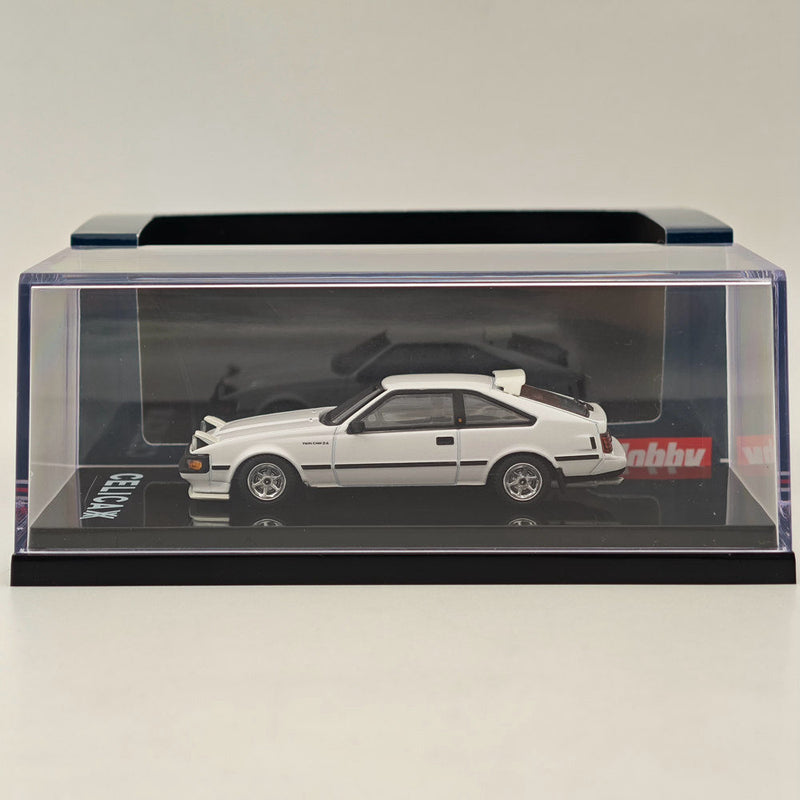 1:64 Hobby Japan Toyota Celica XX (A60) 1983 2000GT TWINCAM24 Customized White Diecast Models Car Collection