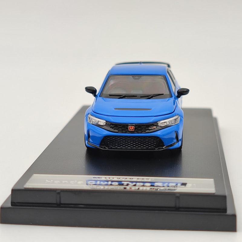1/64 MOTORHELIX Honda Civic Racing Blue Type R (FL5) Pearl M85302 Diecast Models Toys Gift