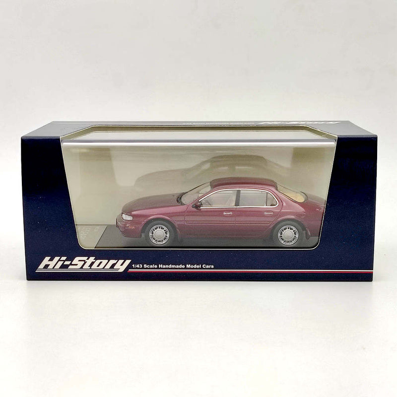 Hi-Story 1/43 Nissan Leopard J.FERIE Type X 1992 HS351RE Resin Model Red Toys Car Gift