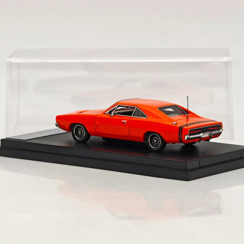 1:64 Mini Forge 1969 Charger R/T Red Diecast Metal Car Limited Collection