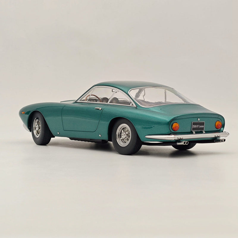 KK-Scale 1:18 Ferrari 250 GT Lusso 1962 Green Diecast Models Car Collection