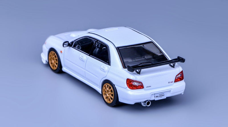 Furuya 1:64 SUBRARU Impreza WRX STi Mines S202 Diecast Toys Car Models Collection Miniature Hobby Gifts