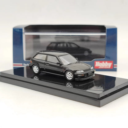 Hobby Japan 1:64 EF9 SiR Ⅱ Customized Version Black HJ641031CBK Diecast Model Toys Car Collection Gifts