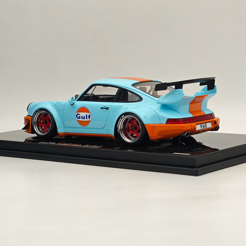 *RARE* TGM Model 1/18 RWB Porsche 911 964 Blue Gulf TGM18003 Resin Limited Edition Collection