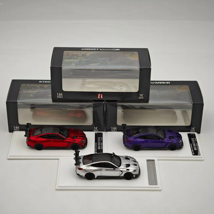 Street Weapon SW 1/64 M4 G82 GTR Lightning Purple Full Widebody Kit Diecast Model Car Limited Edition