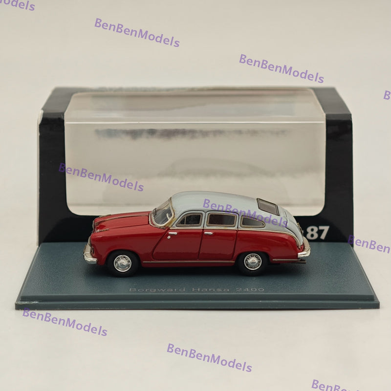 1/87 NEO SCALE MODELS Borgward Hansa 2400 Resin Car Limited Collection Red