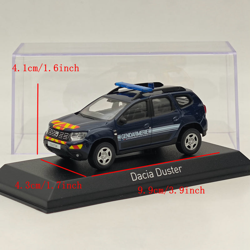 1/43 Norev Dacia Duster Gendamerie 2020 Diecast Models Car Collection Blue