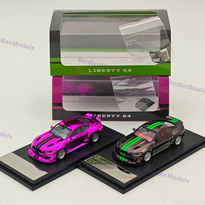 1:64 Liberty Mustang Gen.6 Clinched Widebody Muscle Sports Diecast Metal